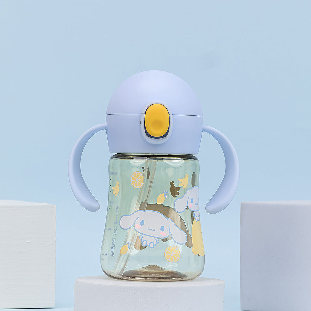 L!LFANT Baby's First PPSU Double Handle Mini Straw Bottle 200ml - CINNAMOROLL