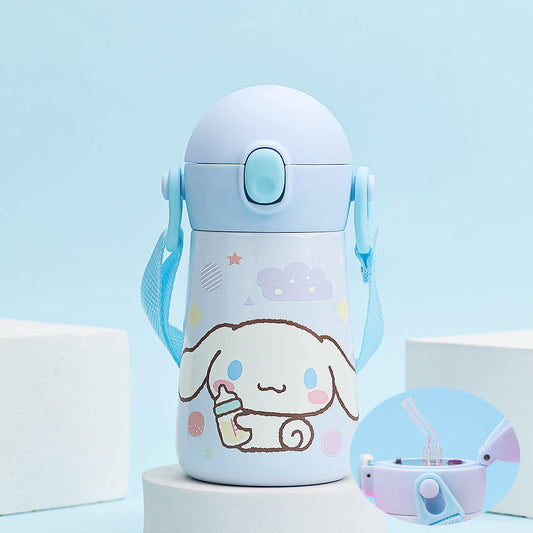 L!LFANT The Bottle - Mini Stainless Straw Tumbler 310ml - CINNAMOROLL