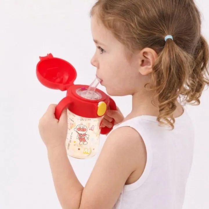 L!LFANT Baby's First PPSU Double Handle Mini Straw Bottle 200ml - ANPANMAN