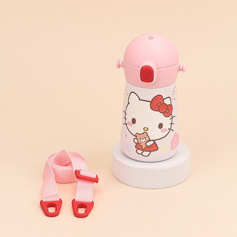 L!LFANT The Bottle - Mini Stainless Straw Tumbler 310ml - Hello Kitty