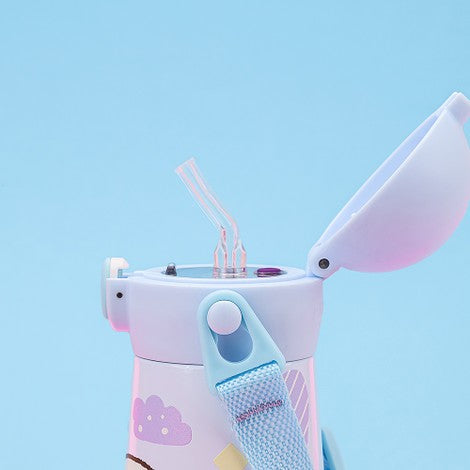 L!LFANT The Bottle - Mini Stainless Straw Tumbler 310ml - CINNAMOROLL