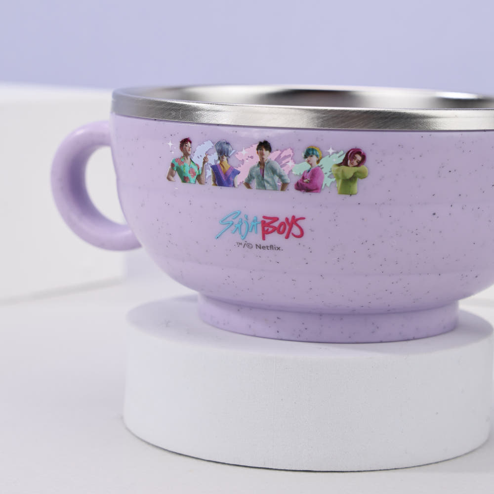 L!LFANT x KPOP DEMON HUNTERS Double Stain Double Handed Bowl - SAJA BOYS