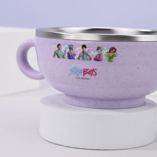 L!LFANT x KPOP DEMON HUNTERS Double Stain Double Handed Bowl - SAJA BOYS