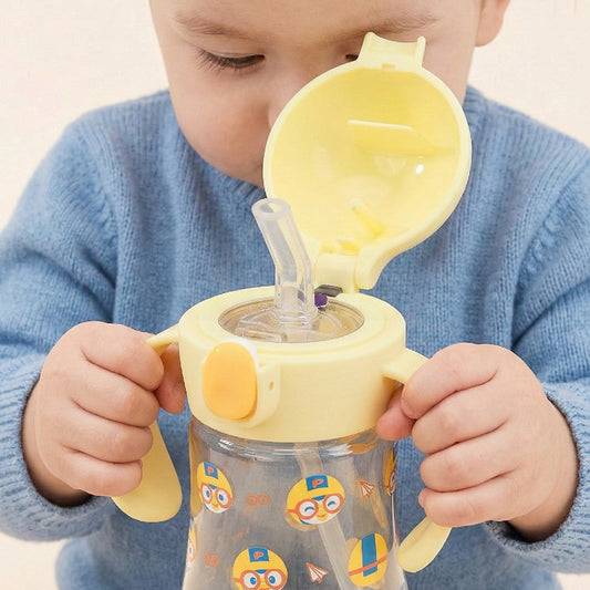 L!LFANT Baby's First PPSU Double Handle Mini Straw Bottle 200ml - PORORO