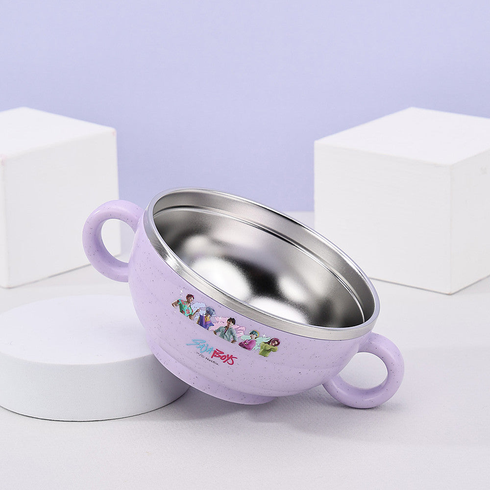 L!LFANT x KPOP DEMON HUNTERS Double Stain Double Handed Bowl - SAJA BOYS