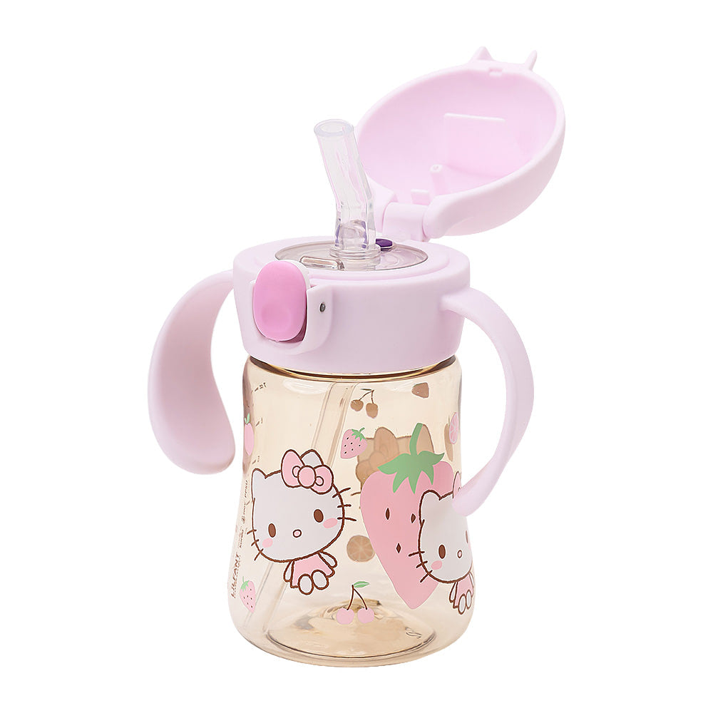 L!LFANT Baby's First PPSU Double Handle Mini Straw Bottle 200ml - HELLO KITTY