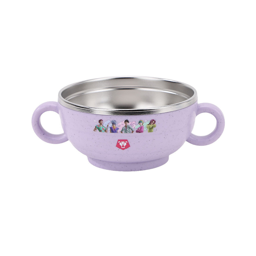 L!LFANT x KPOP DEMON HUNTERS Double Stain Double Handed Bowl - SAJA BOYS