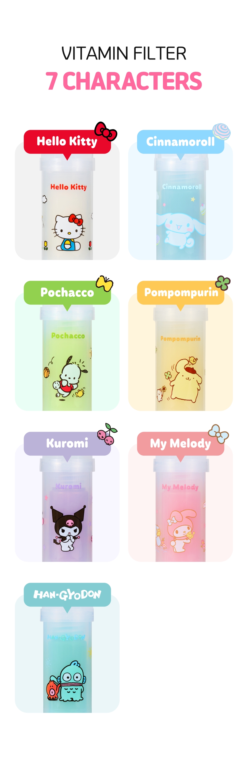 BRS Sanrio Vitamin Shower Filter
