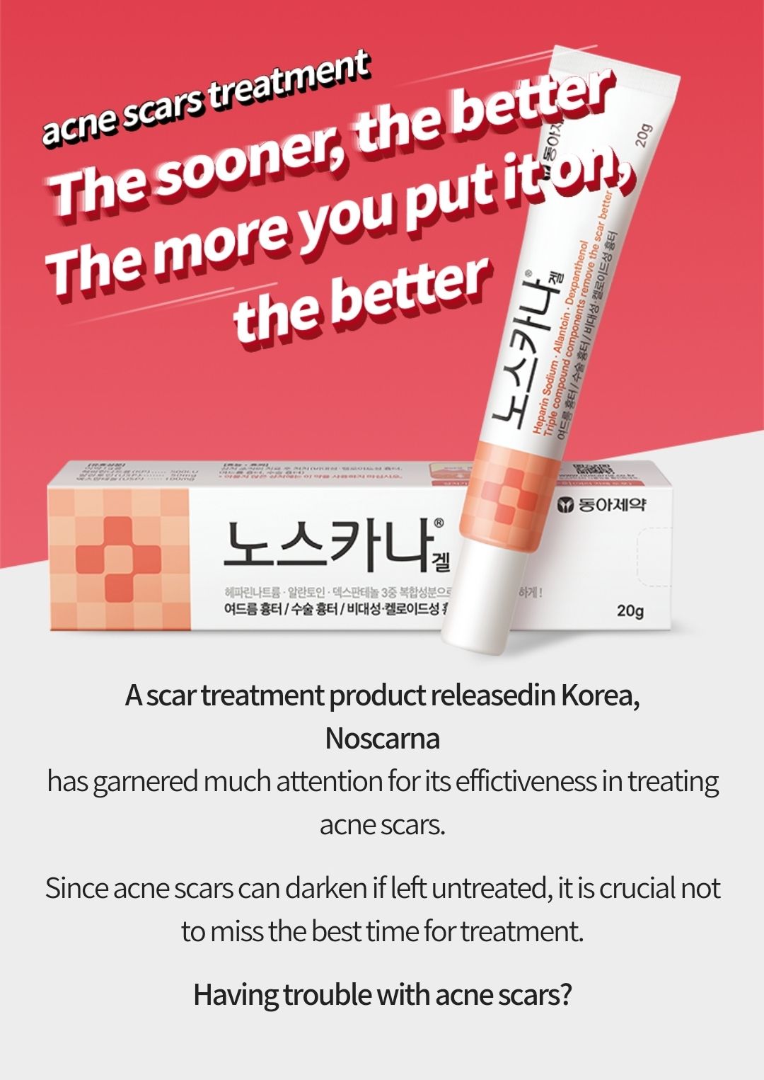 Pharmacy Scar Treatments - Noscarna & Scarderm Clear Gel