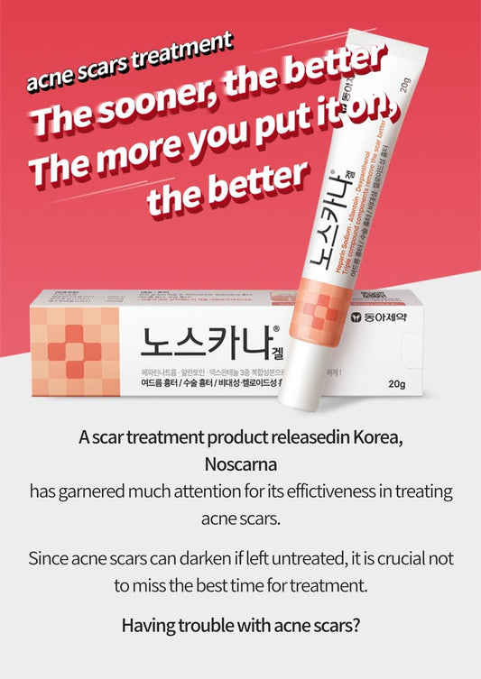 Pharmacy Scar Treatments - Noscarna & Scarderm Clear Gel